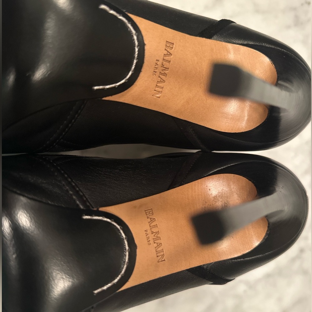 BALMAIN Black Booties - Picture 5 of 10